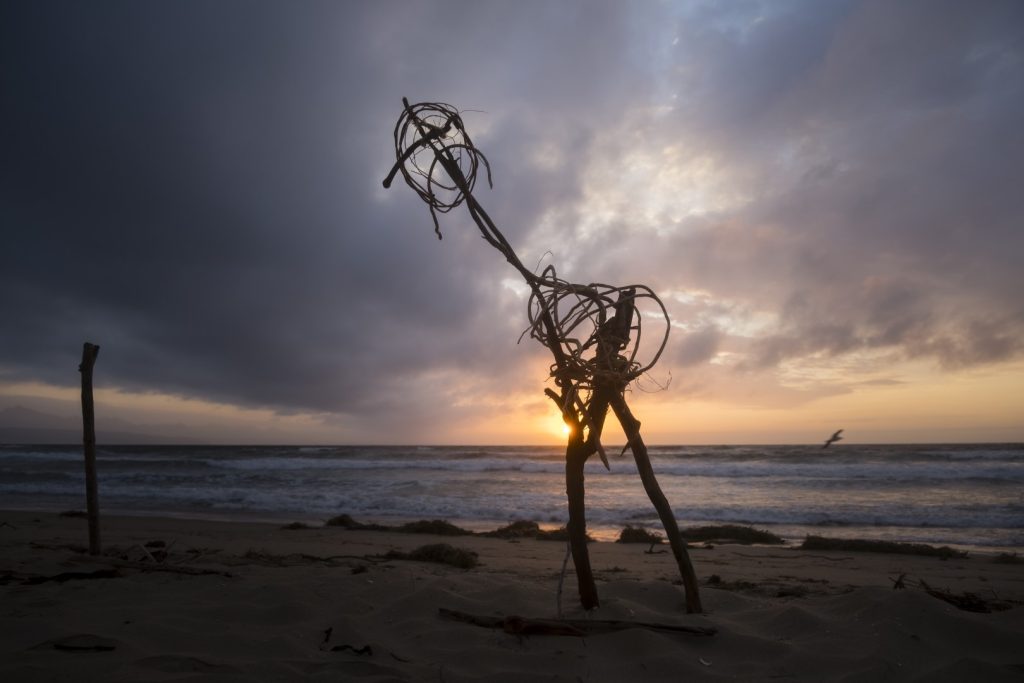 Plett SPARK Land Art Route. Artwork by Janet Ranson. Image by Daron Chatz Events