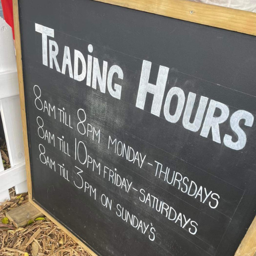 Market Off Main - Trading Hours