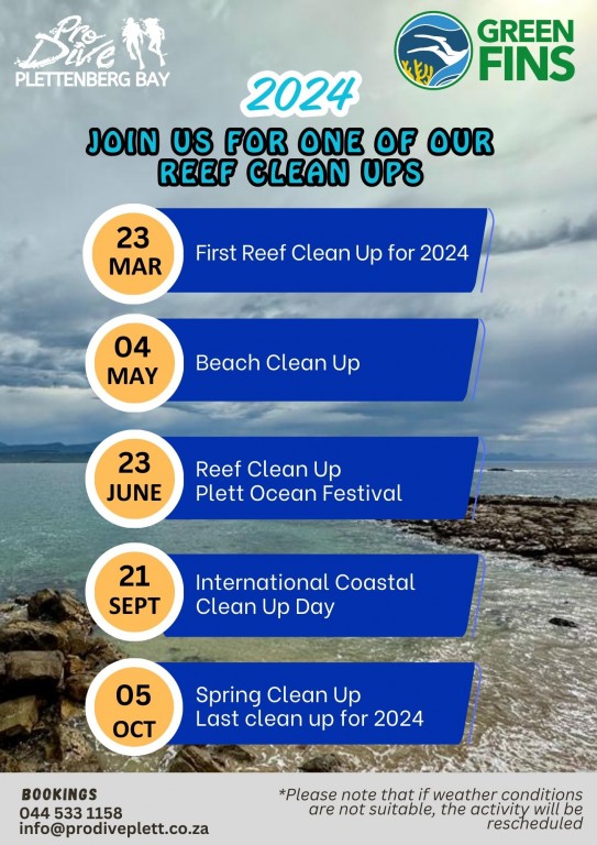 Reef Cleanup Days Plettenberg Bay